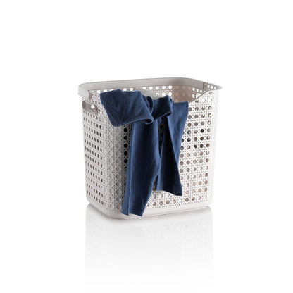Cesto portabiancheria con manico HUY beige