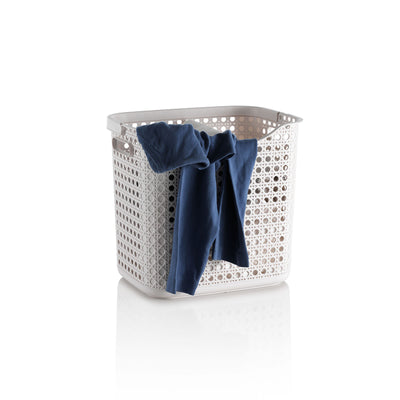 HUY beige laundry basket with handle