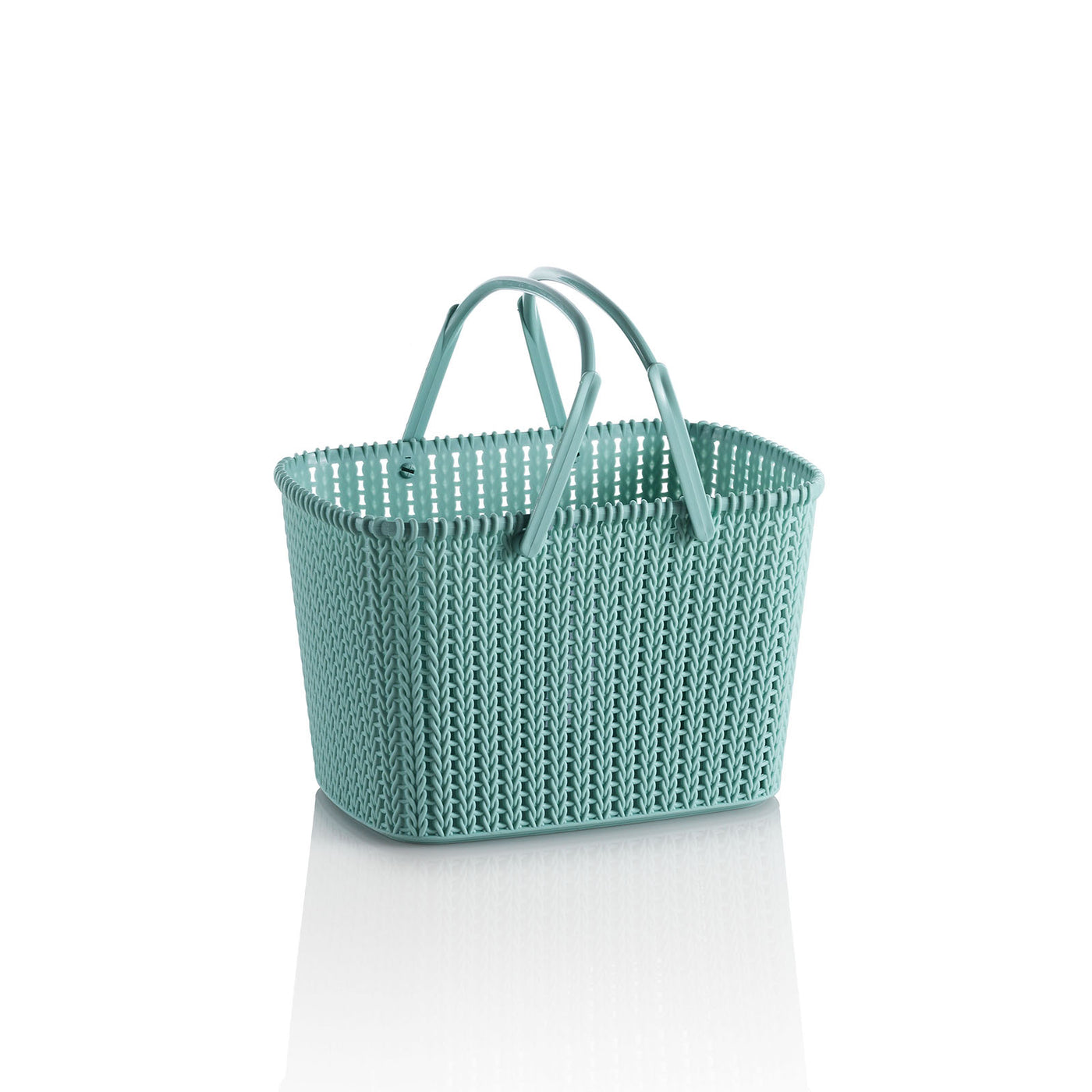 MARL blue storage basket with handle