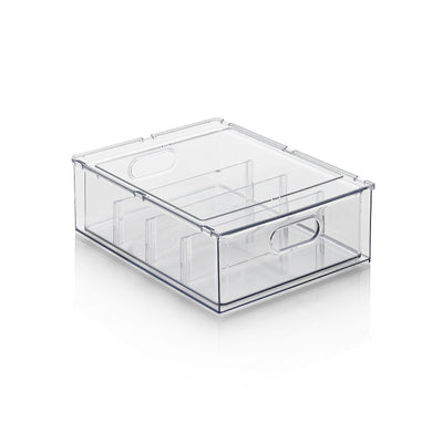 KRAU Schublade/Behälter mit ausziehbaren Trennwänden