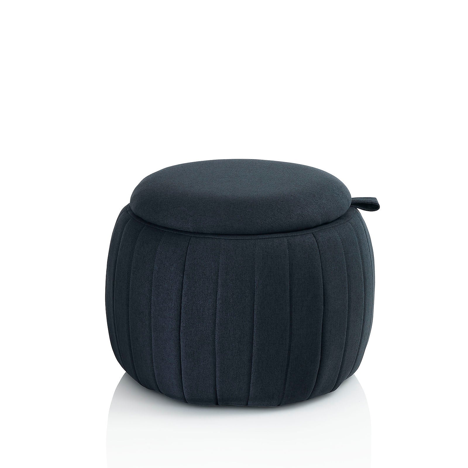 Pouf con contenitore CHRIS blu