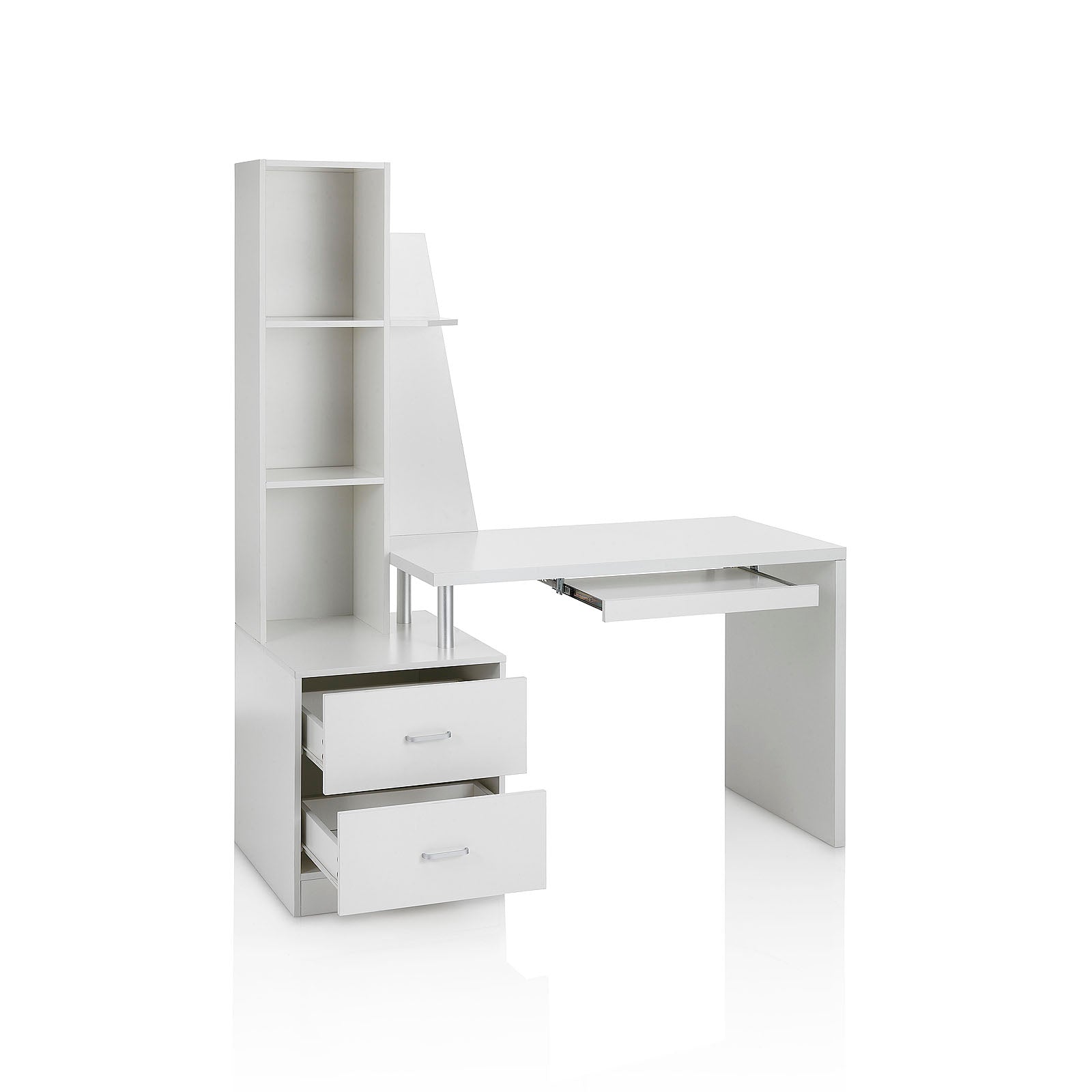 LÄRANDE scrivania con elemento estraibile, bianco, 120x58 cm - IKEA Italia