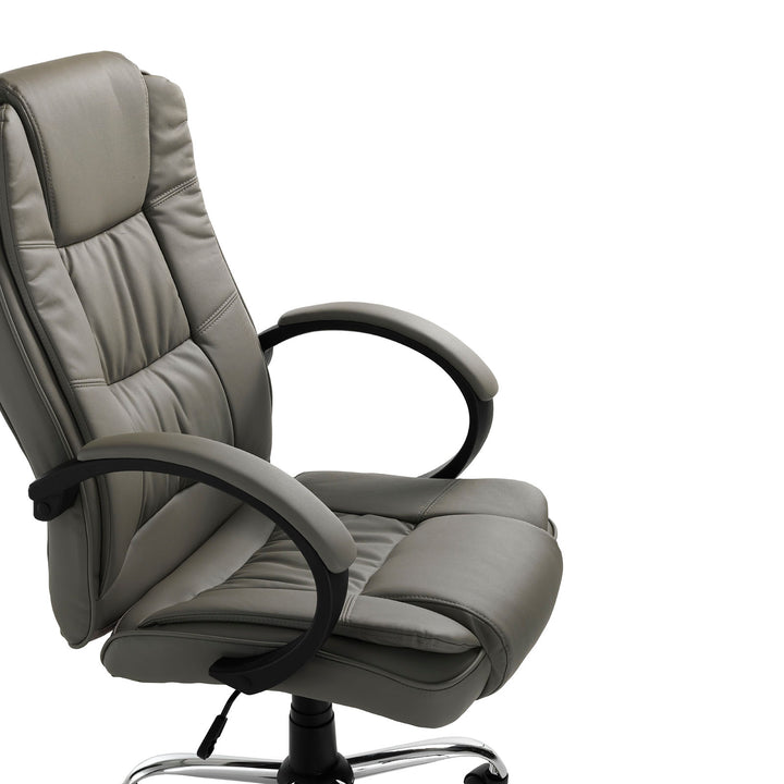 ESTELLE dove gray executive office chair