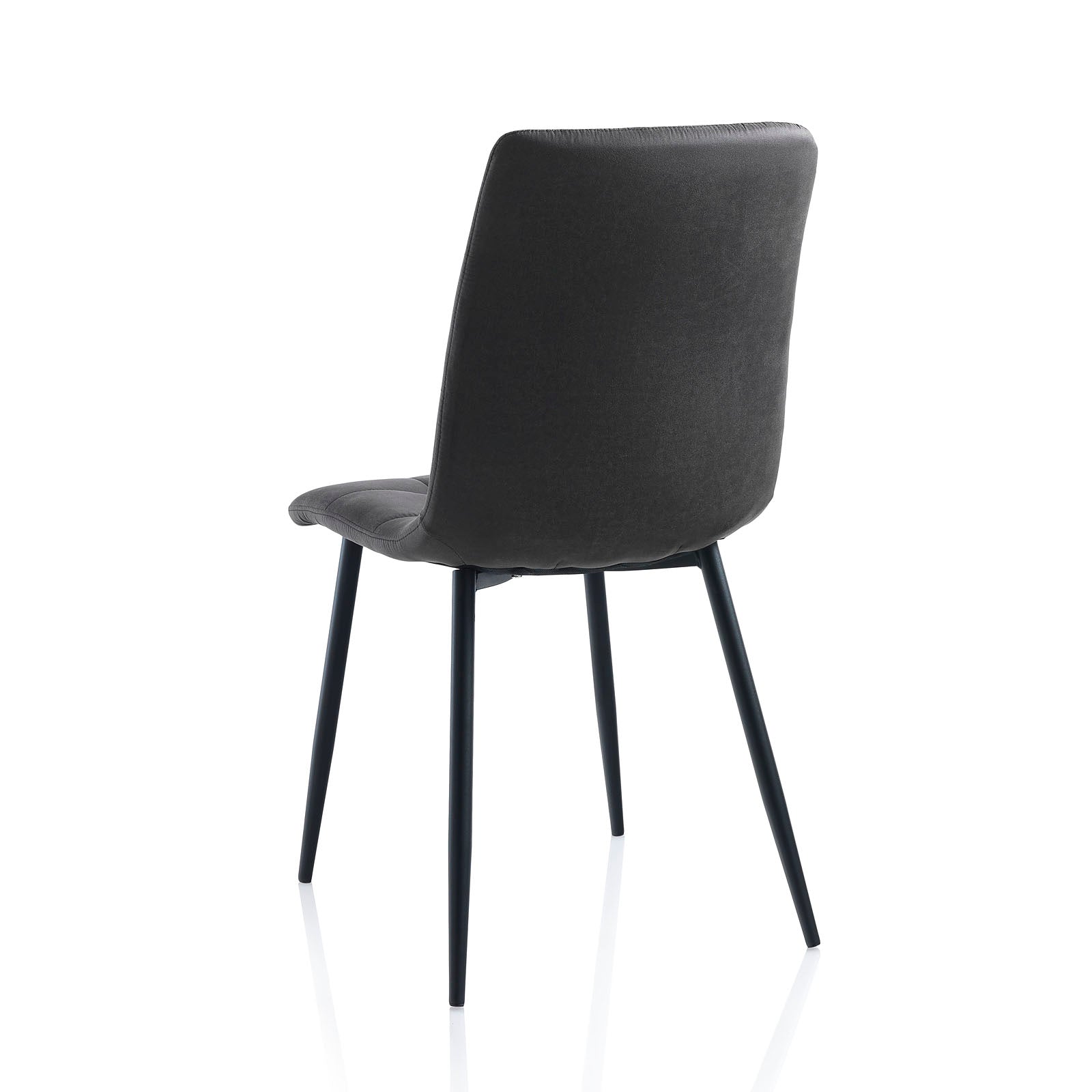 Set mit 4 grauen OLA-Stühlen