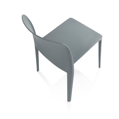 Set 4 Sedie da interno/esterno SKINNY grigio