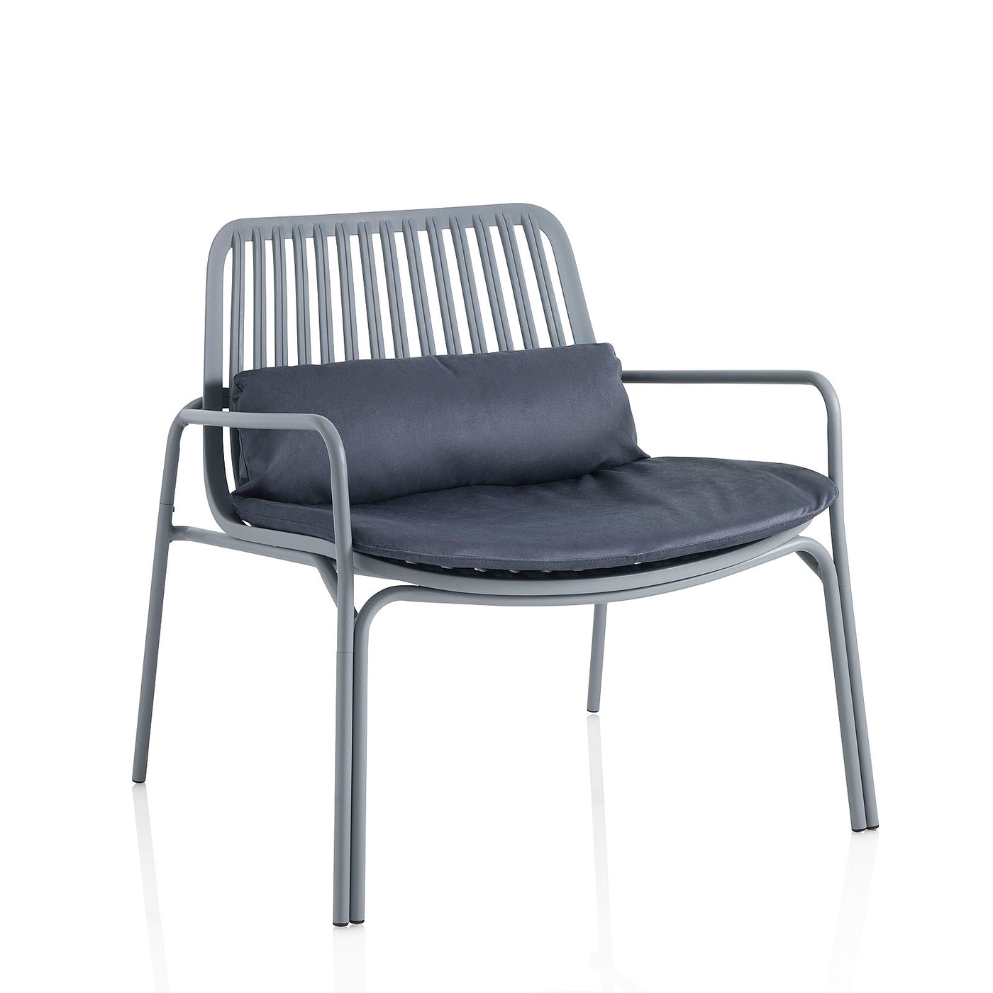 Set of 2 gray TAITA indoor/outdoor chairs