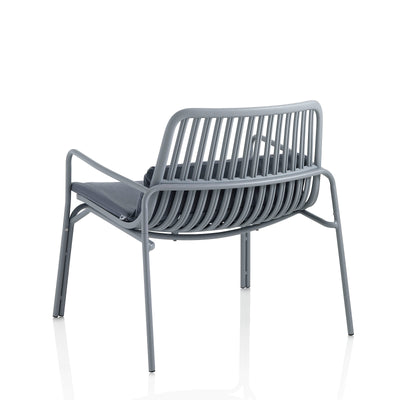 Set of 2 gray TAITA indoor/outdoor chairs