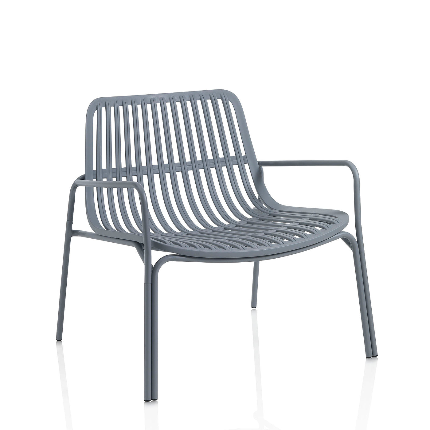 Set of 2 gray TAITA indoor/outdoor chairs