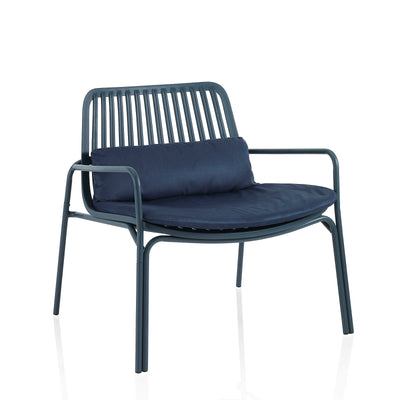 Set of 2 blue TAITA indoor/outdoor chairs