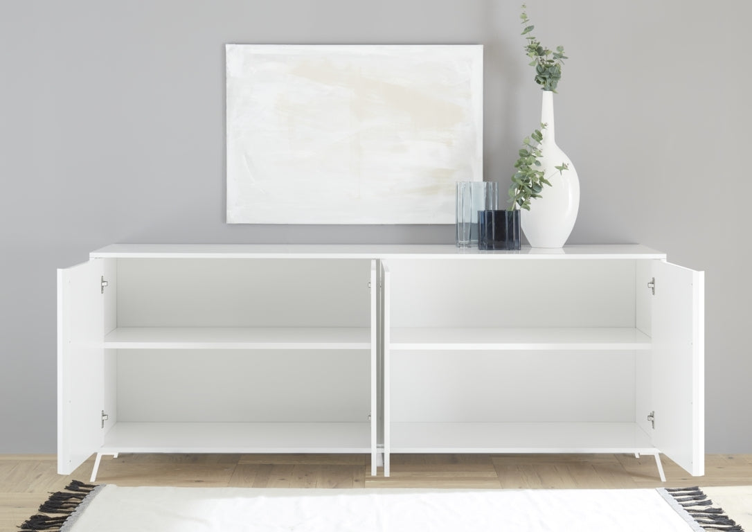 Buffet HOA white 200cm 4 doors
