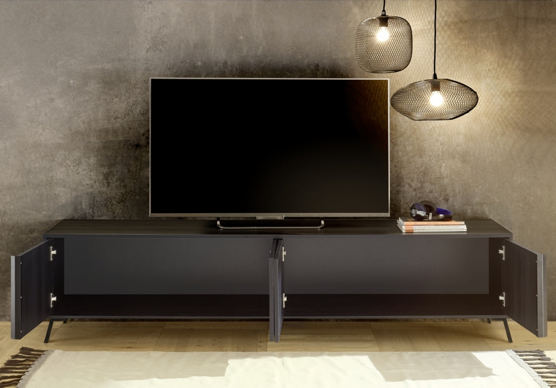 Porta TV HOA nero frassino – TFT Home Furniture