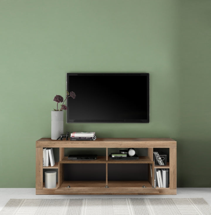 TIAKI TV-Ständer aus Honigeiche, 170 cm, 1 Klappe