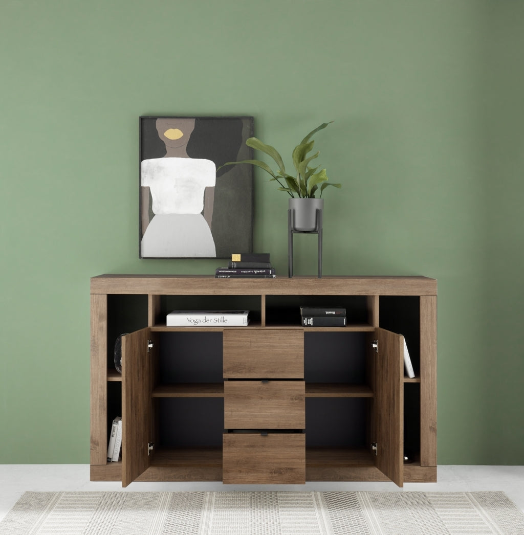 Buffet TIAKI honey oak 170cm 2 doors