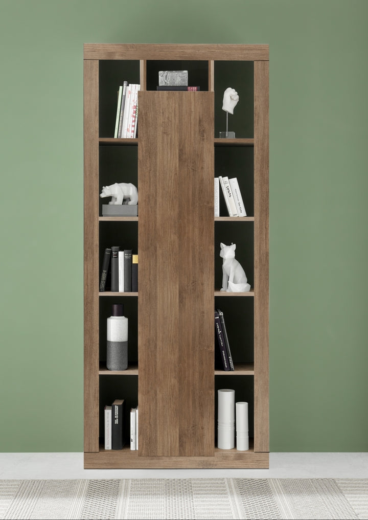 Sideboard/Bücherregal 1 Tür TIAKI Honigeiche 90 cm