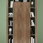 TIAKI 2-türiges Sideboard/Bücherregal in Honigeiche
