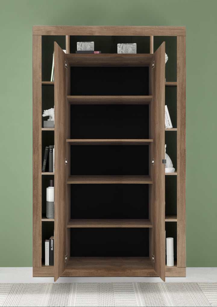 Credenza/Libreria 2 ante TIAKI rovere miele