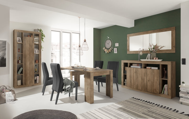 Credenza/Libreria 2 ante TIAKI rovere miele