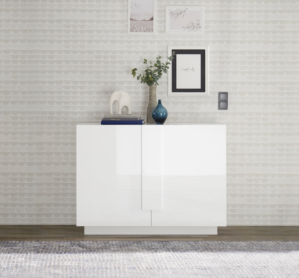 LOMPAT Sideboard weiß 120cm 2 Türen