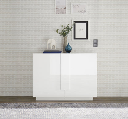 LOMPAT Sideboard weiß 120cm 2 Türen