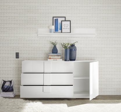 LOMPAT sideboard white 180cm 1 door