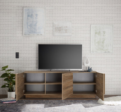 LOMPAT TV stand honey oak 180cm 3 doors