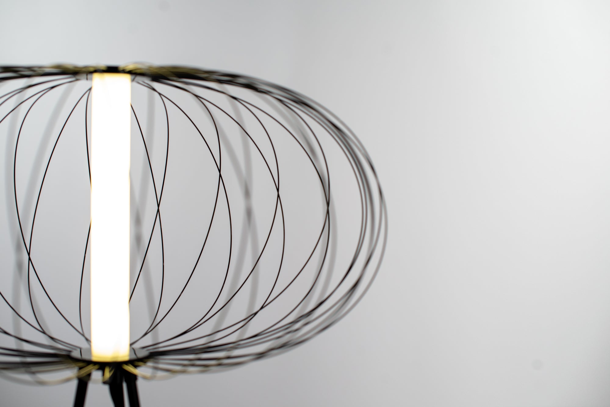 BEATRICE black LED floor lamp