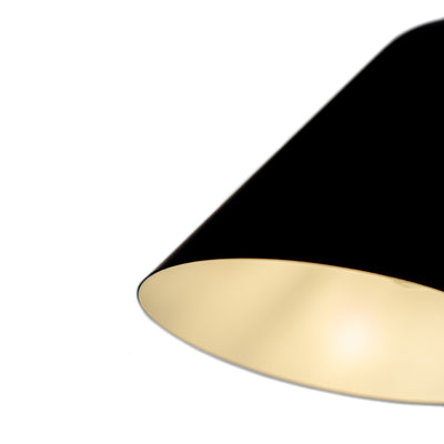 Lampada da tavolo LEYN nero 25 cm