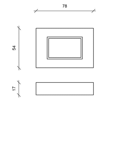 TIMOR wall-mounted bioethanol fireplace