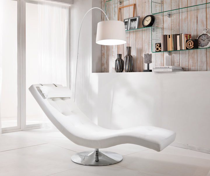 Chaise longue GIUDITTA bianco