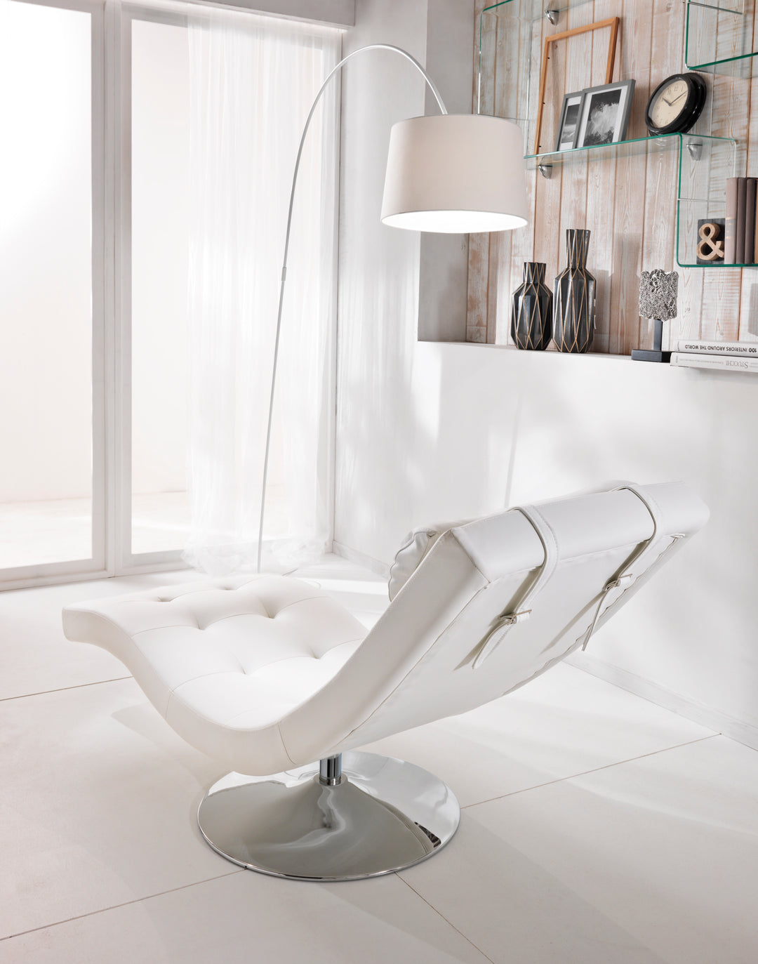Chaise longue GIUDITTA bianco