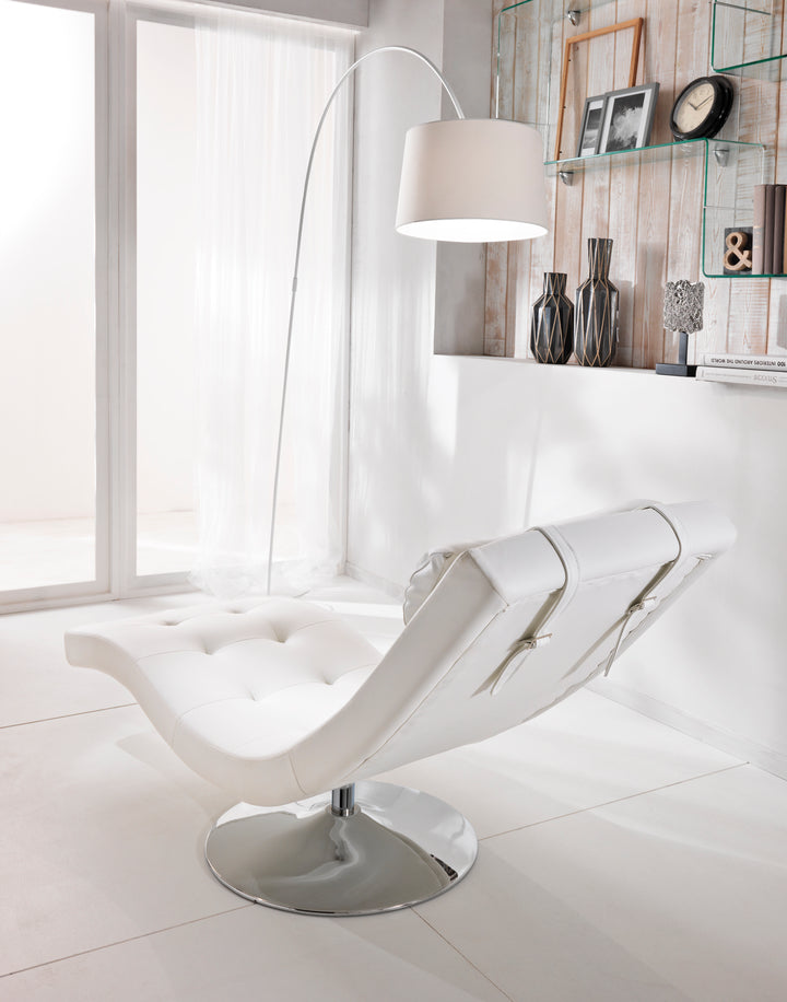 Chaise longue GIUDITTA bianco