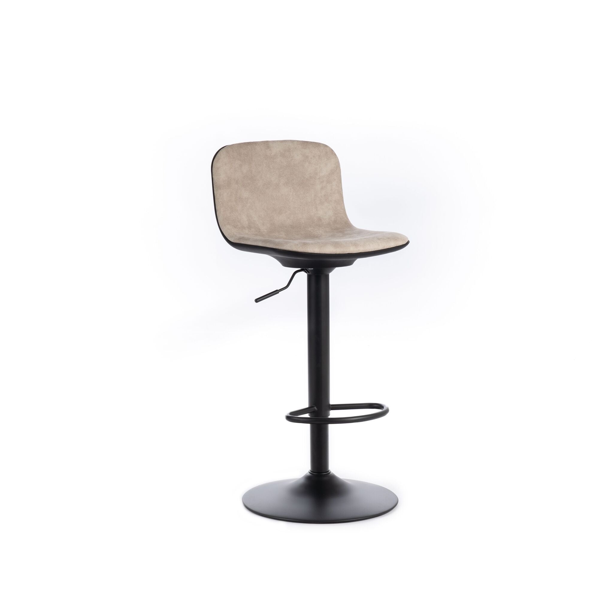 Set mit 2 beigefarbenen ALYS-Hockern