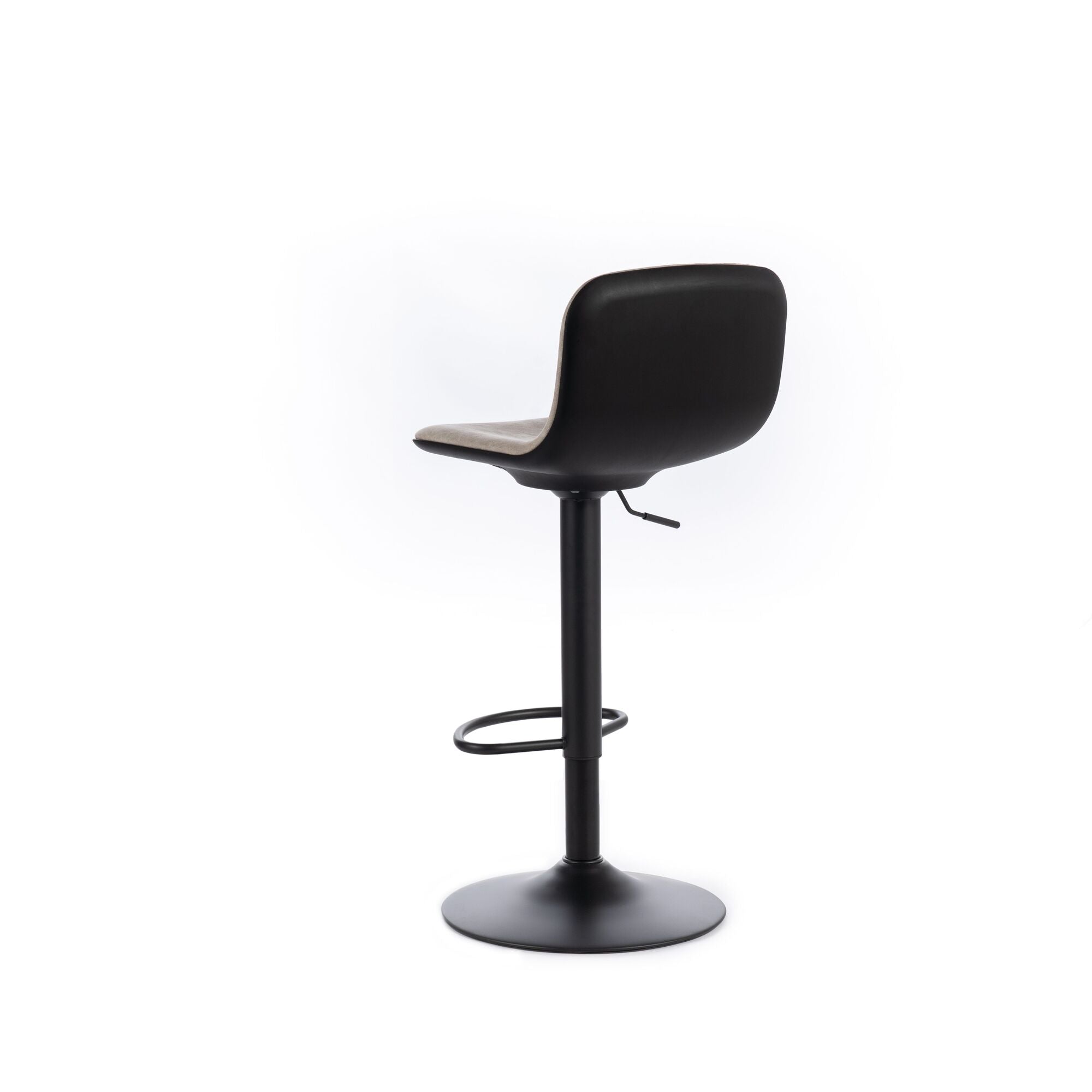 Set mit 2 beigefarbenen ALYS-Hockern