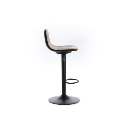 Set mit 2 beigefarbenen ALYS-Hockern