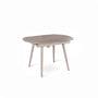 KARACHI dove gray extendable table