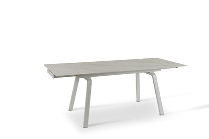 LEIK extendable table in white