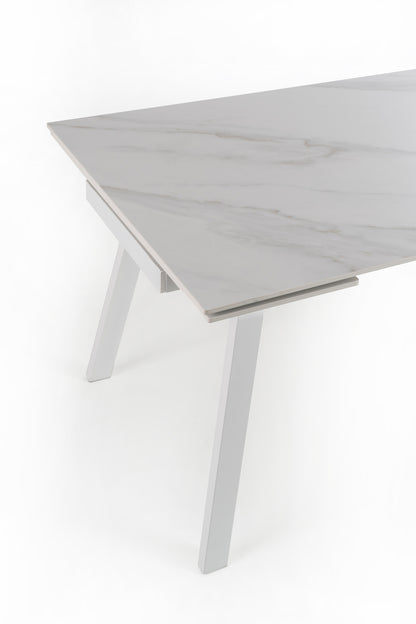 LEIK extendable table in white