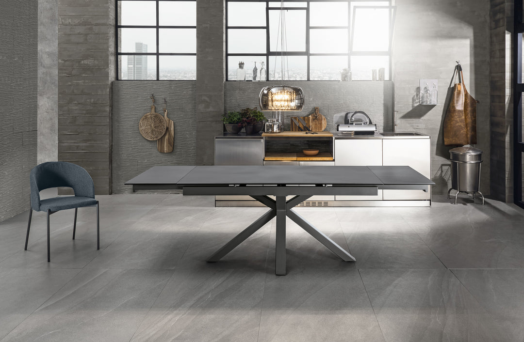 Tavolo allungabile LOI ceramica grigio