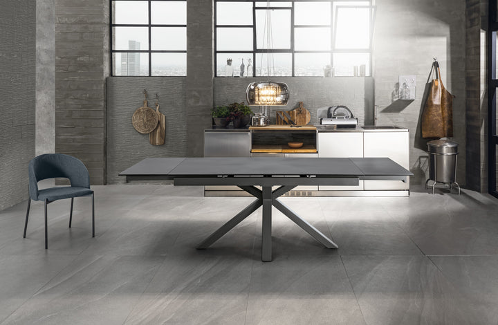 Tavolo allungabile LOI ceramica grigio
