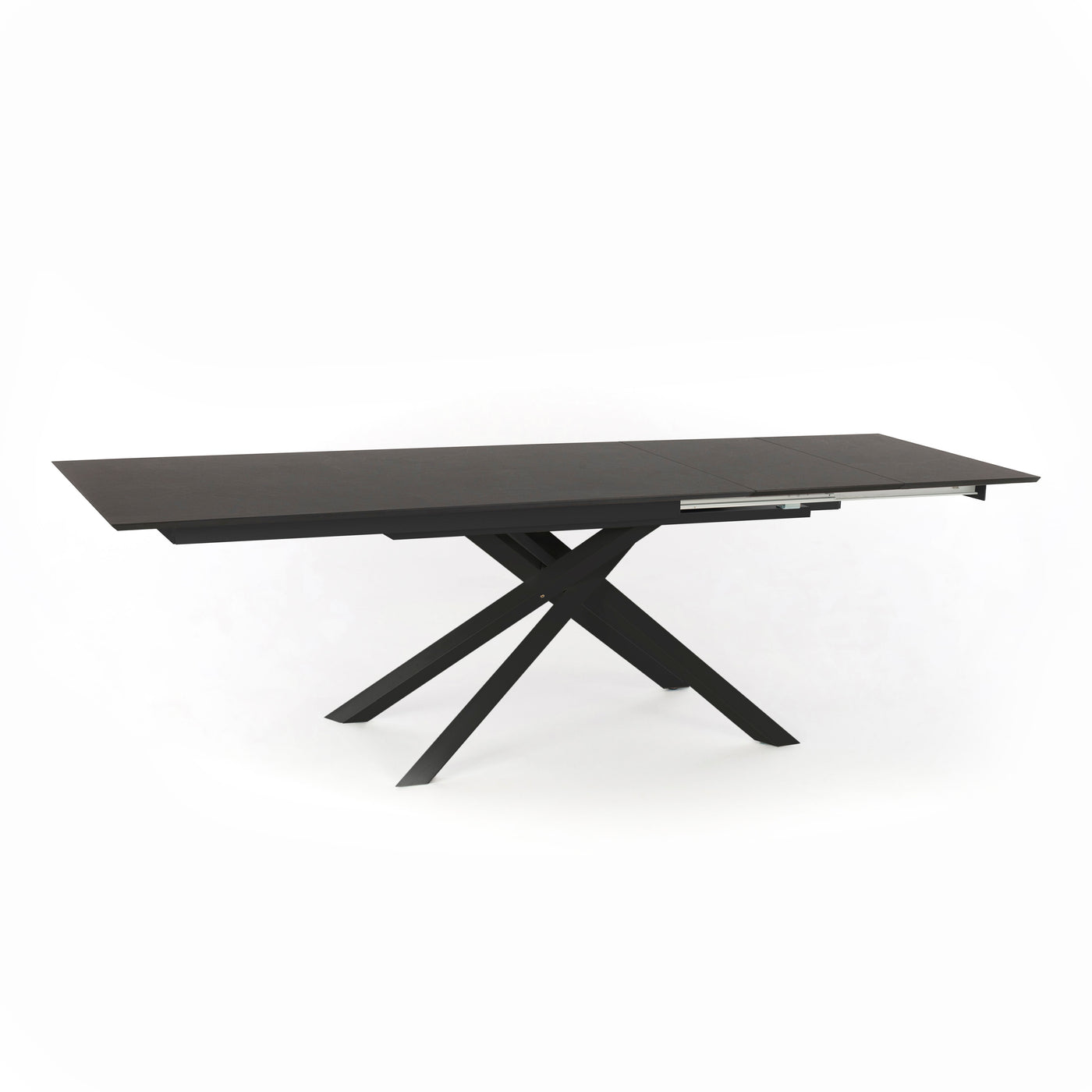 MENS dark gray extendable table