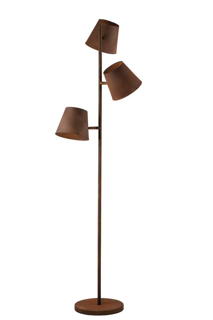 Lampada da terra FRIDA ruggine 3 lampadine