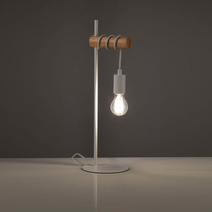 Lampada da tavolo KITA bianco
