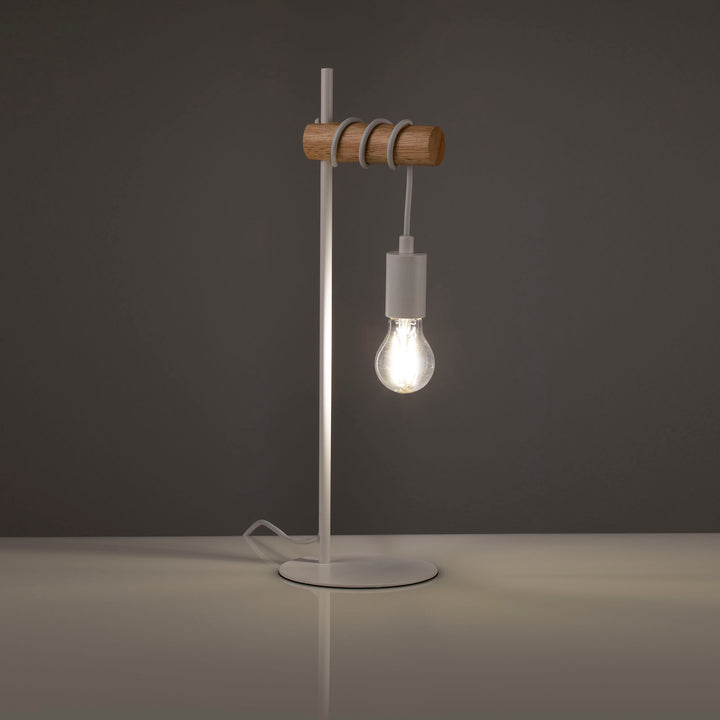 Lampada da tavolo KITA bianco