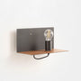 INEZ black wall light with USB