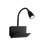 Wall light with USB CROOKS black