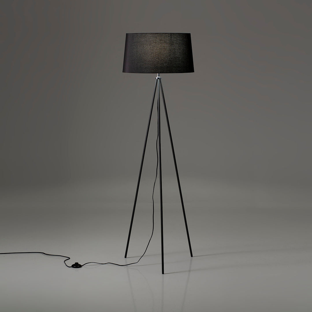 THATON black floor lamp