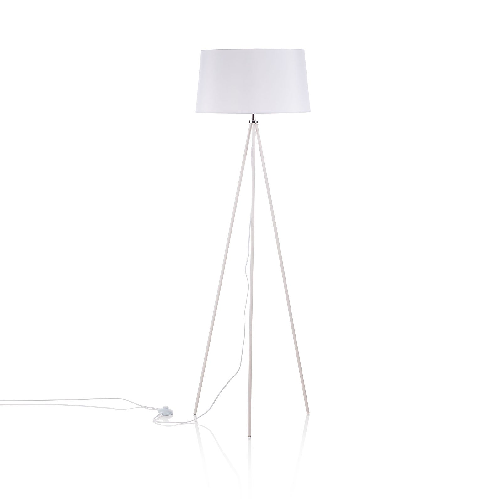 Lampada da terra THATON bianco