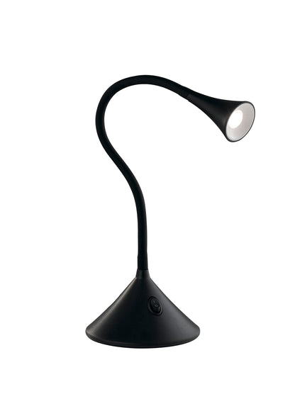 GIONA black LED reading lamp
