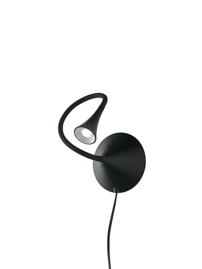 GIONA black LED reading lamp