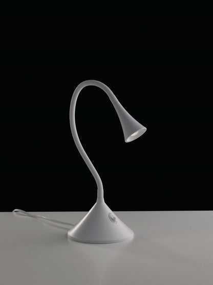 Weiße LED-Leselampe GIONA